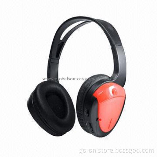 Adjustable headband wireless silent party headphone with 2 channels